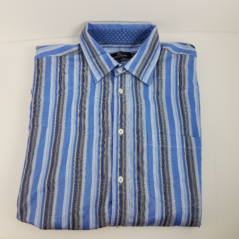 Bugatchi Uomo Men's Button Down XL Long Sleeve EUC